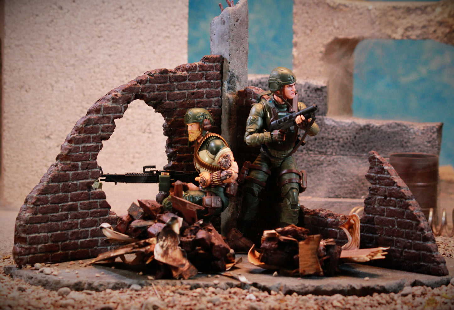 War Zone diorama
