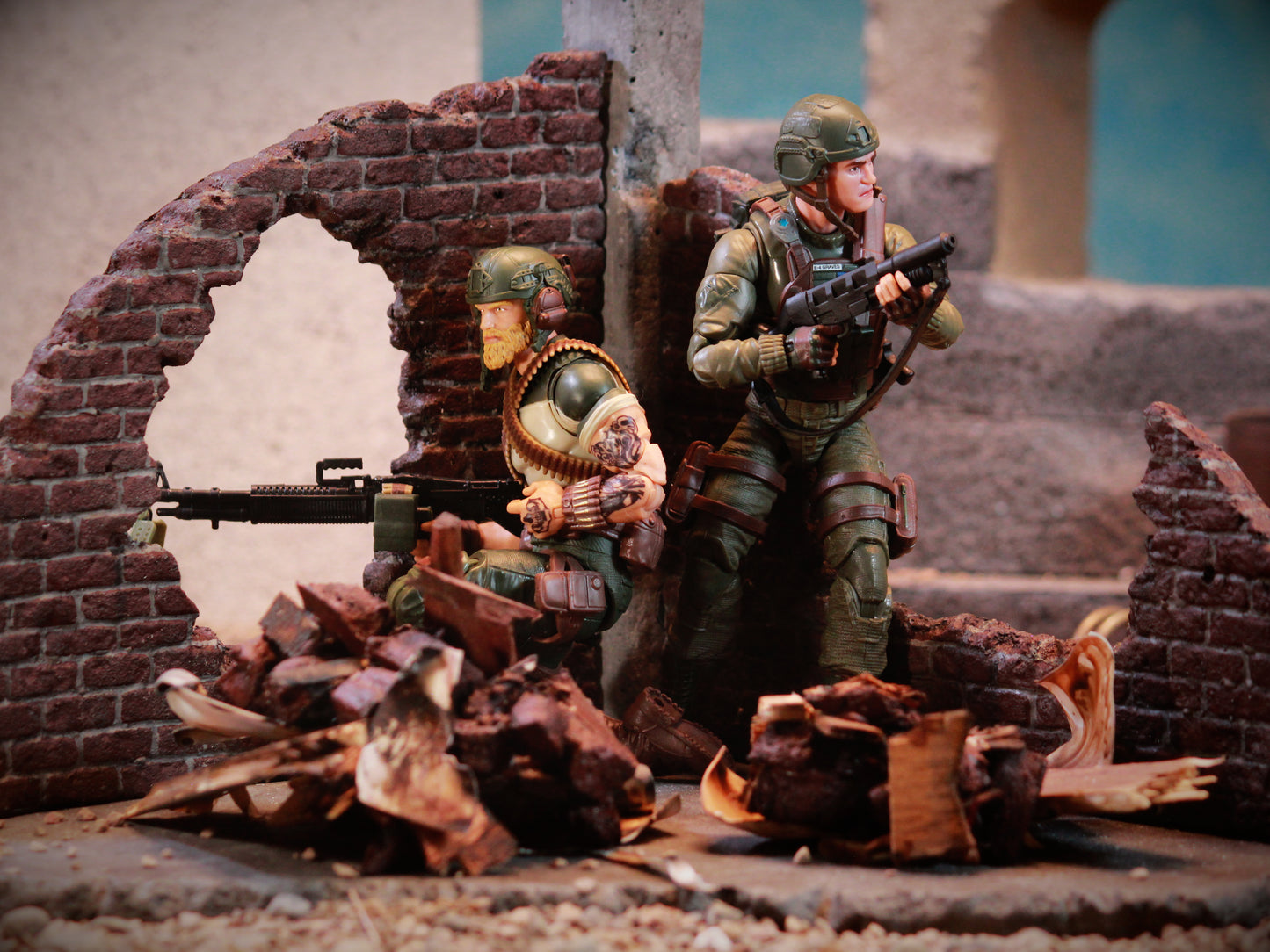 War Zone diorama