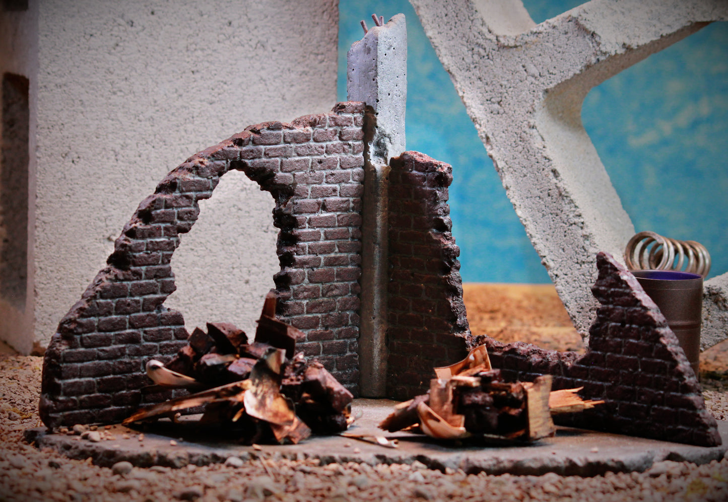 War Zone diorama